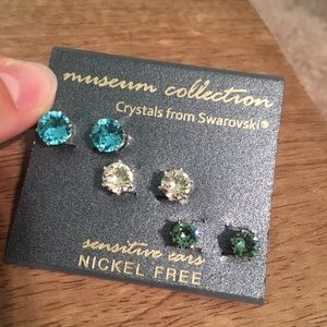 Swarovski earring set